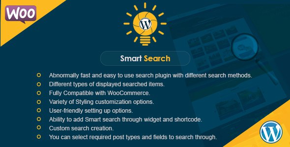 SmartSearch Plugin for Wordpress And WooCommerce Preview - Rating, Reviews, Demo & Download