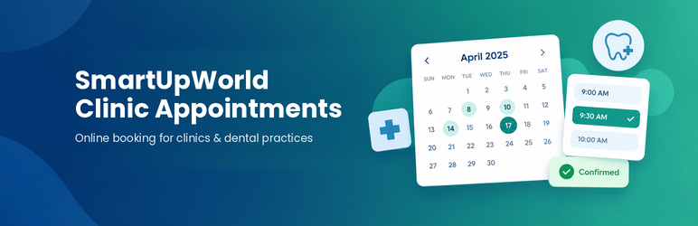 SmartUpWorld Clinic Appointments Preview Wordpress Plugin - Rating, Reviews, Demo & Download