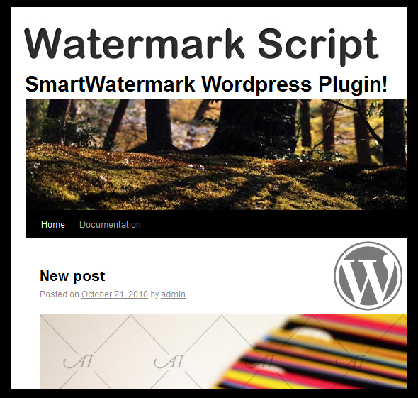 SmartWatermark – Wordpress Plugin Preview - Rating, Reviews, Demo & Download