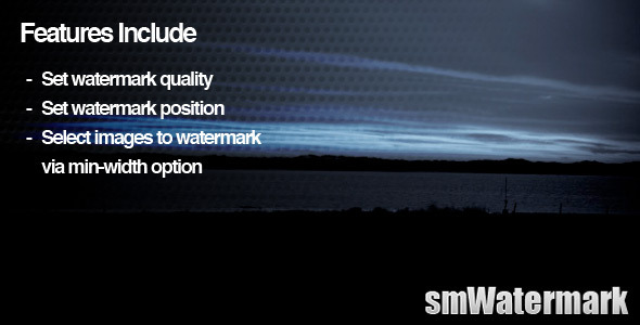 SmWatermark WordPress Plugin Preview - Rating, Reviews, Demo & Download