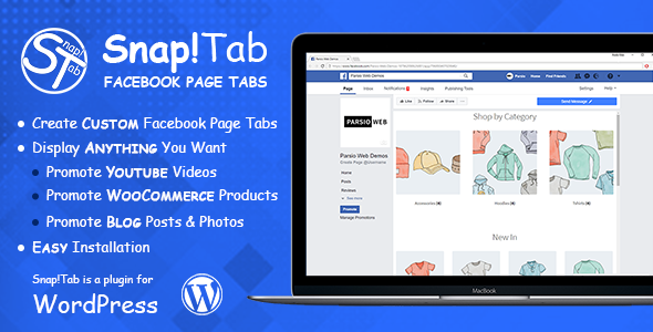 Snap!Tab – Custom Facebook Page Tabs Preview Wordpress Plugin - Rating, Reviews, Demo & Download