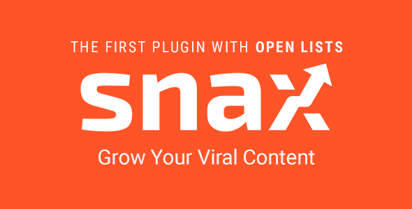 Snax – Viral Content Builder Preview Wordpress Plugin - Rating, Reviews, Demo & Download