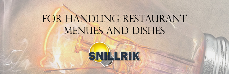 Snillrik Restaurant Preview Wordpress Plugin - Rating, Reviews, Demo & Download