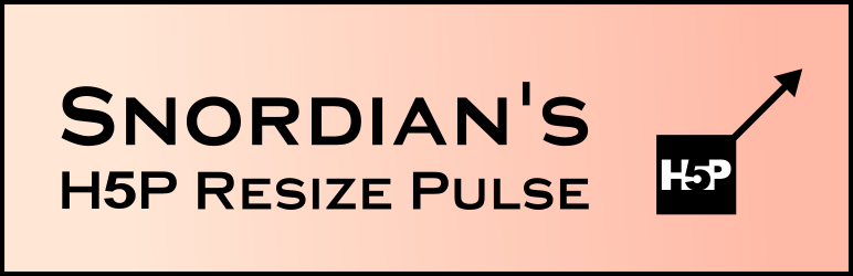 SNORDIAN's H5P Resize Pulse Preview Wordpress Plugin - Rating, Reviews, Demo & Download