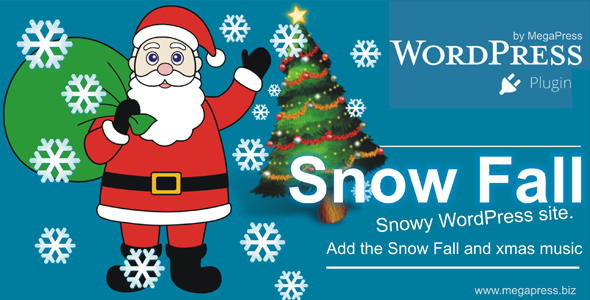 Snow Fall Plugin for Wordpress Preview - Rating, Reviews, Demo & Download