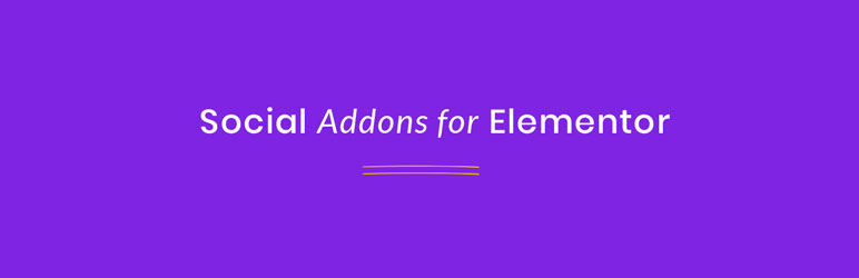 Social Addons For Elementor (Lite) Preview Wordpress Plugin - Rating, Reviews, Demo & Download