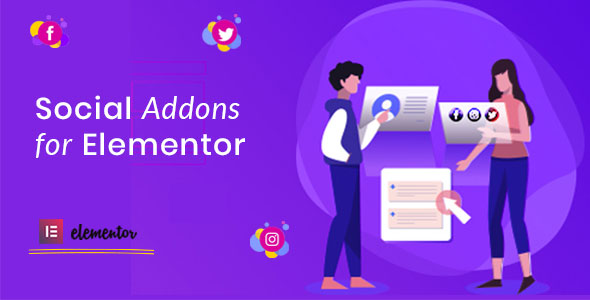 Social Addons For Elementor (Pro) Preview Wordpress Plugin - Rating, Reviews, Demo & Download