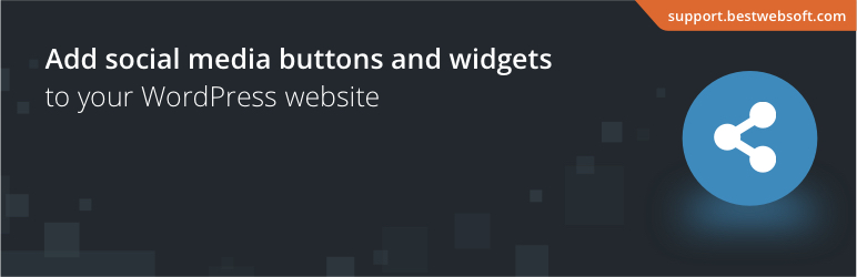 Social Buttons Pack By BestWebSoft Preview Wordpress Plugin - Rating, Reviews, Demo & Download