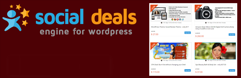 Social Deals Engine Preview Wordpress Plugin - Rating, Reviews, Demo & Download