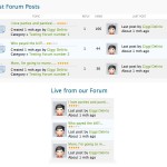 Social Engine Last Forum Posts