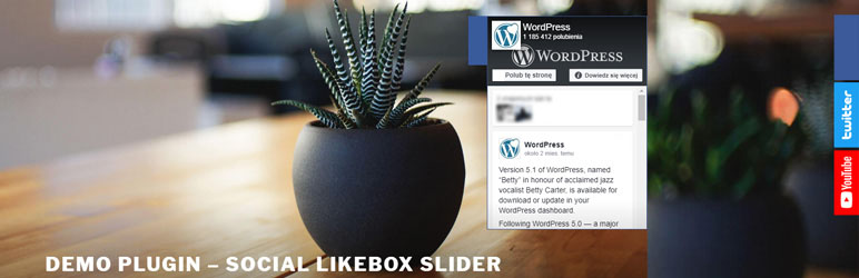 Social Like Box Slider Preview Wordpress Plugin - Rating, Reviews, Demo & Download