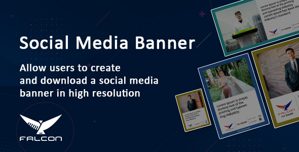 Social Media Banner Plugin Preview - Rating, Reviews, Demo & Download