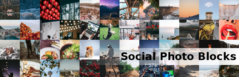 Social Photo Blocks Preview Wordpress Plugin - Rating, Reviews, Demo & Download