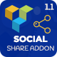 Social Share Addon For WordPress (formerly Visual Composer)