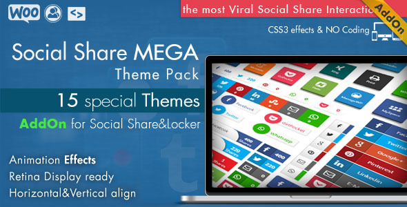 Social Share Mega Theme Pack – WordPress Preview - Rating, Reviews, Demo & Download