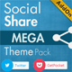 Social Share Mega Theme Pack – WordPress