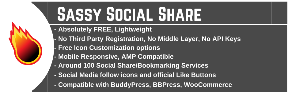 Social Sharing Plugin – Sassy Social Share Preview - Rating, Reviews, Demo & Download