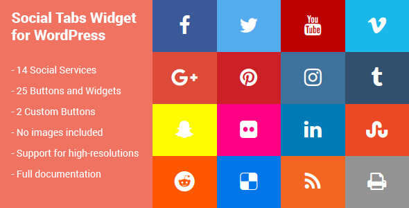 Social Tabs Widget Plugin for Wordpress Preview - Rating, Reviews, Demo & Download