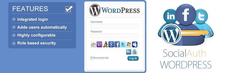 Socialauth-WordPress Preview - Rating, Reviews, Demo & Download
