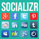 Socializr Social Share Toolbar WordPress Plugin