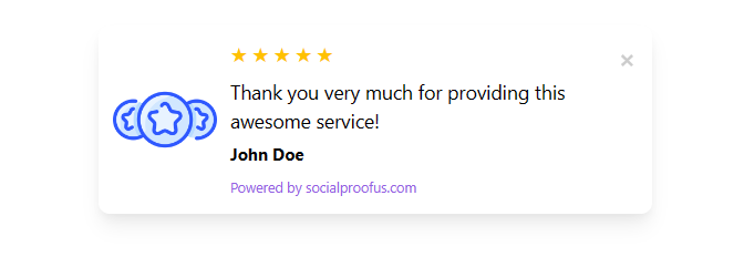Socialproofus Social Proof Preview Wordpress Plugin - Rating, Reviews, Demo & Download