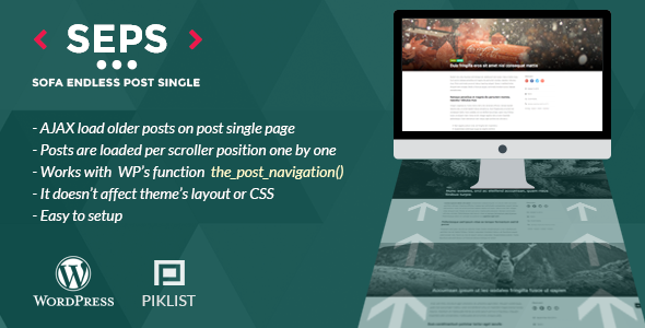 SOFA Endless Post Single – Auto-load Older Posts For Post Single Page Preview Wordpress Plugin - Rating, Reviews, Demo & Download