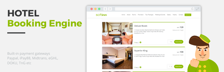 Softinn Hotel Booking Engine Preview Wordpress Plugin - Rating, Reviews, Demo & Download