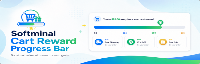 Softminal Cart Reward Progress Bar Preview Wordpress Plugin - Rating, Reviews, Demo & Download