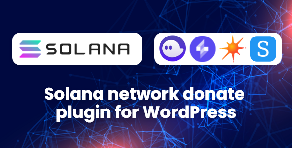 SolPay Donate – Solana Network Donate Plugin For WordPress Preview - Rating, Reviews, Demo & Download