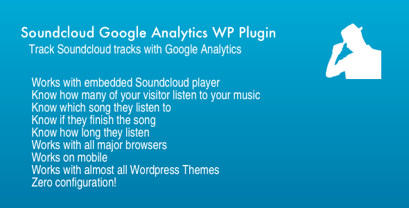 Soundcloud Google Analytics WP Plugin Preview - Rating, Reviews, Demo & Download