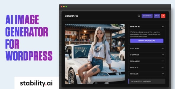 Spero – AI Image Generator & Editor Plugin for Wordpress Preview - Rating, Reviews, Demo & Download