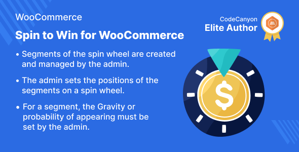 Spin To Win Plugin For WooCommerce Preview - Rating, Reviews, Demo & Download