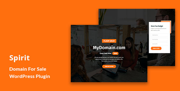 Spirit – Domain For Sale WordPress Plugin Preview - Rating, Reviews, Demo & Download