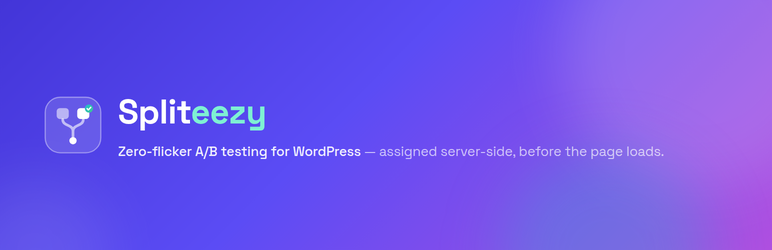 Spliteezy – A/B Split Tests Made Easy Preview Wordpress Plugin - Rating, Reviews, Demo & Download