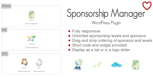 Sponsorship Manager Preview Wordpress Plugin - Rating, Reviews, Demo & Download