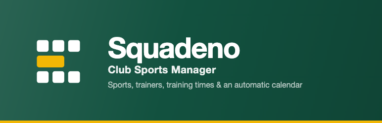 Squadeno – Club Sports Manager Preview Wordpress Plugin - Rating, Reviews, Demo & Download