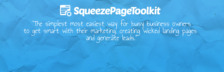 Squeeze Page Toolkit Plugin for Wordpress Preview - Rating, Reviews, Demo & Download