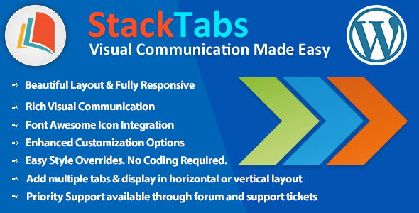 StackTabs Plugin for Wordpress Preview - Rating, Reviews, Demo & Download