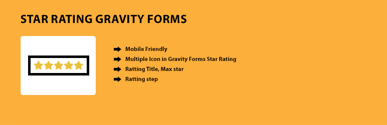 Star Rating Gravity Forms Preview Wordpress Plugin - Rating, Reviews, Demo & Download