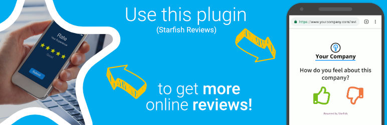 Starfish Review Generation & Marketing Plugin for Wordpress Preview - Rating, Reviews, Demo & Download
