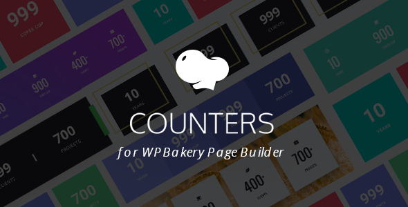 Statistic Counters For WPBakery Page Builder Preview Wordpress Plugin - Rating, Reviews, Demo & Download
