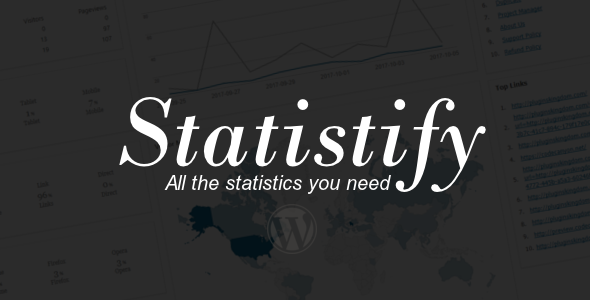 Statistify – Privacy Focused Statistics Plugin for Wordpress Preview - Rating, Reviews, Demo & Download
