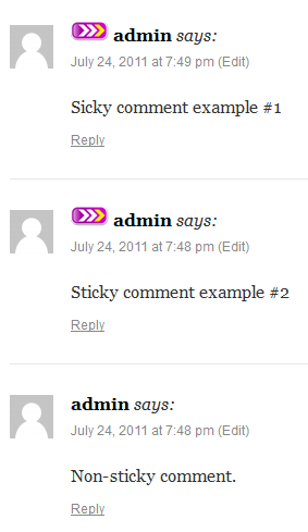 Sticky Comments Preview Wordpress Plugin - Rating, Reviews, Demo & Download