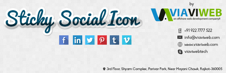 Sticky Social Icon Preview Wordpress Plugin - Rating, Reviews, Demo & Download