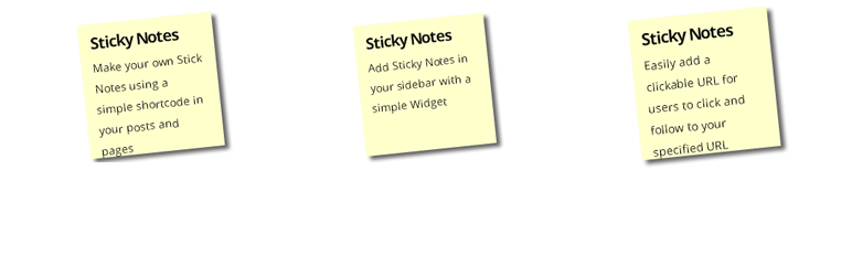 Sticky Style Post Notes Plugin And Widget For WordPress Preview - Rating, Reviews, Demo & Download