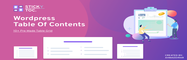 Sticky TOC – Advance Table Of Contents Preview Wordpress Plugin - Rating, Reviews, Demo & Download