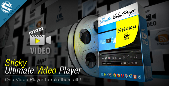 Sticky Ultimate Video Player Wordpress Plugin Preview - Rating, Reviews, Demo & Download