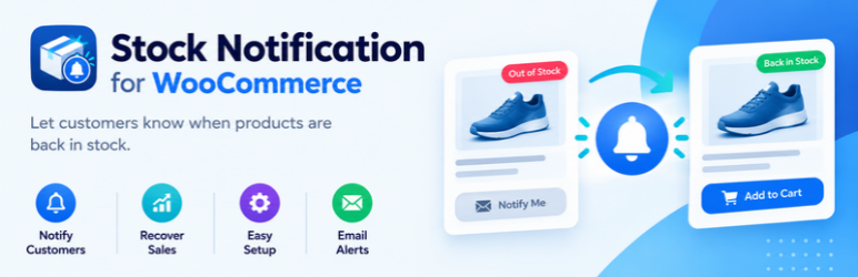 StockNotify Preview Wordpress Plugin - Rating, Reviews, Demo & Download