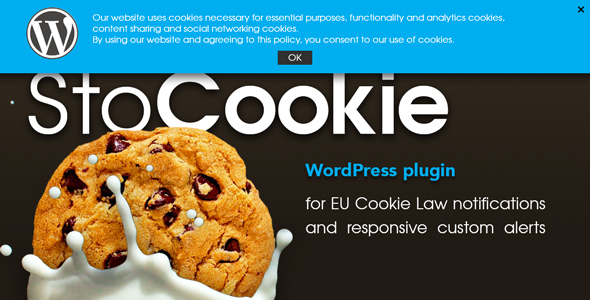 StoCookie WP Plugin – Cookie Law Compliance And Custom Notifications Preview - Rating, Reviews, Demo & Download