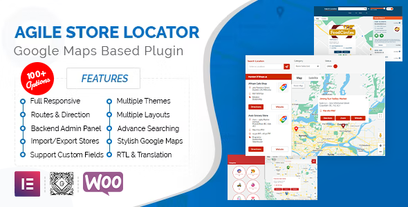 Store Locator (Google Maps) Plugin for Wordpress Preview - Rating, Reviews, Demo & Download